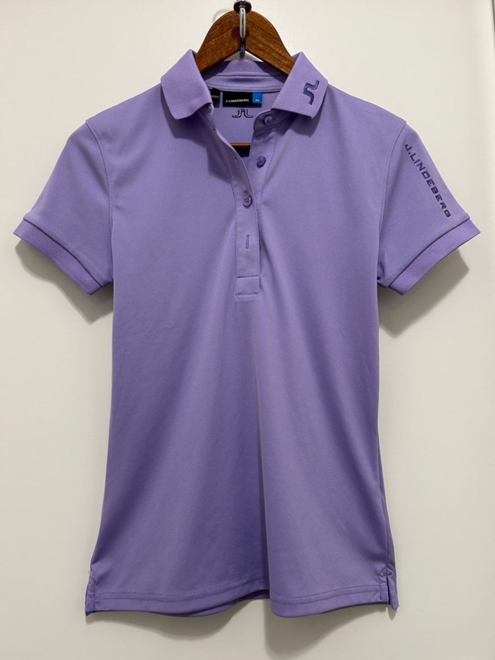 J.Lindeberg Lavender Performance Golf Polo